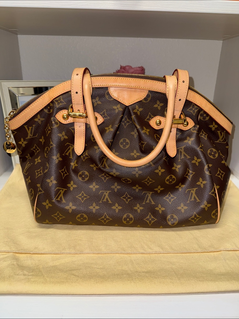 Louis Vuitton Tivoli Handbag Monogram Canvas GM